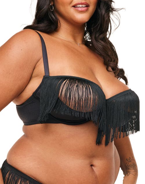 Shop Adore Me Cece Unlined Quarter Cup Bra In Black
