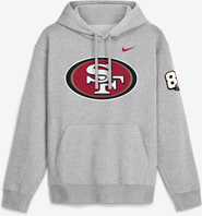 Nike Men's Nike Heather Gray San Francisco 49ers 80th Anniversary Showdown Club Fleece Hoodie
