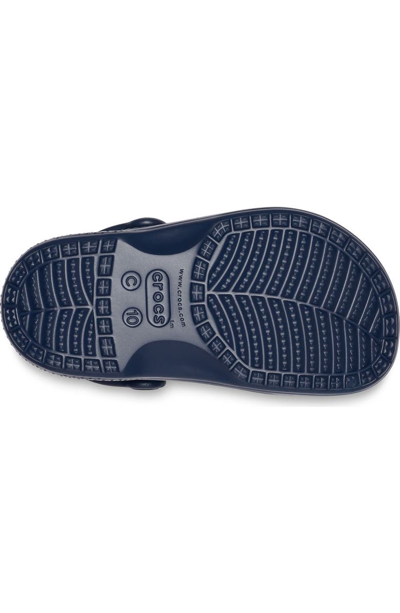 CROCS Baya Faux Shearling Lined Clog, Alternate, color, Navy/ Navy