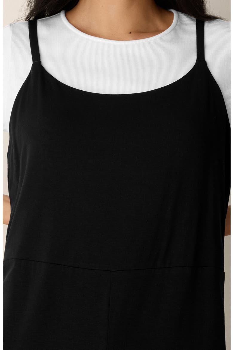 Jersey Jumpsuit, Alternate, color, BLACK