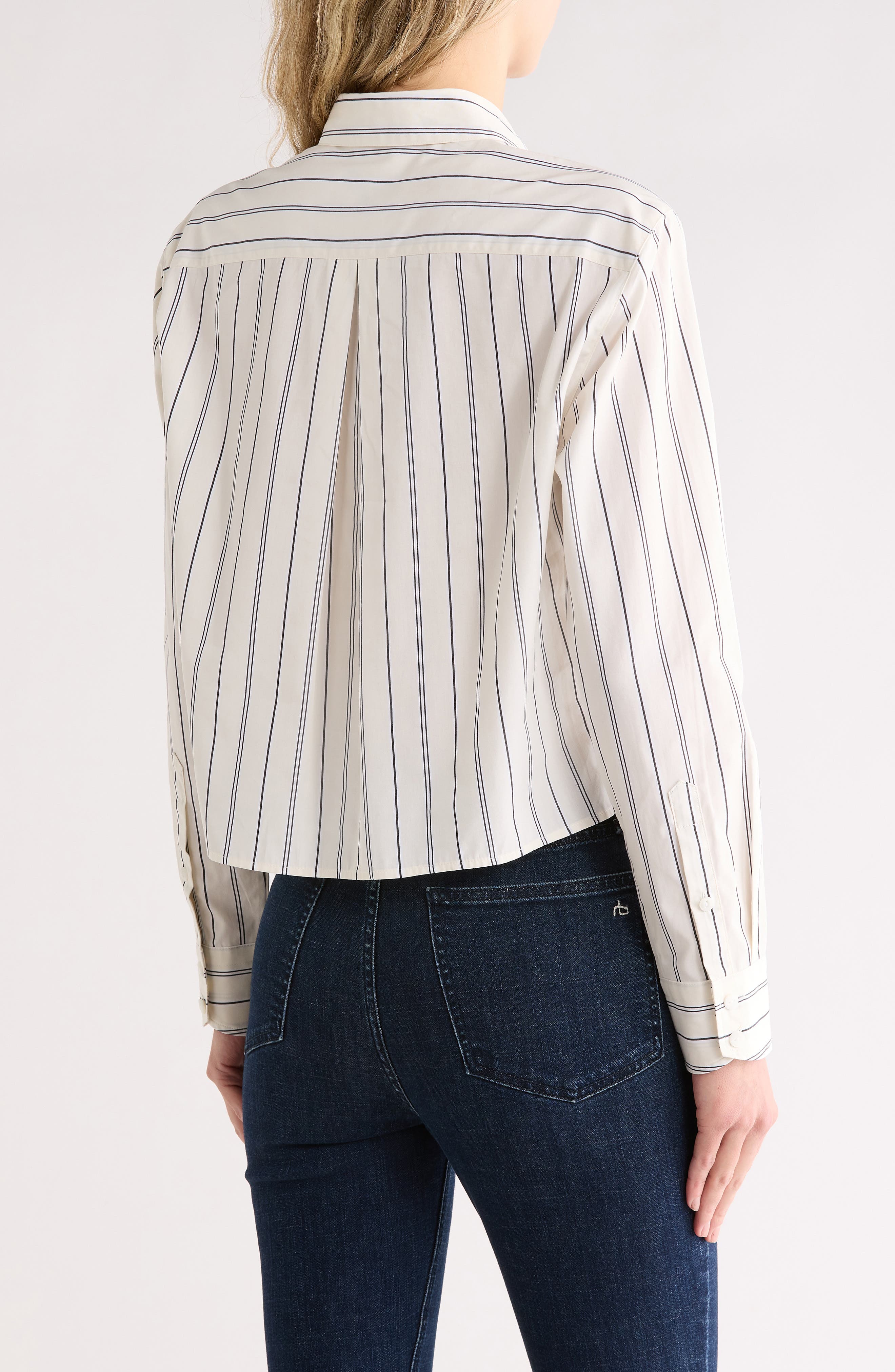 Mina Multistripe Button-Up Shirt - image 4