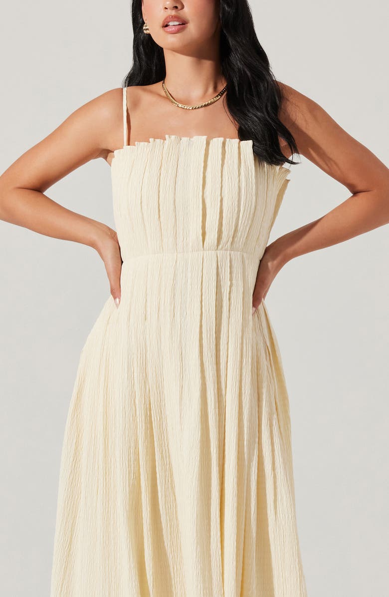 Sunny Pleated Crinkle Dress