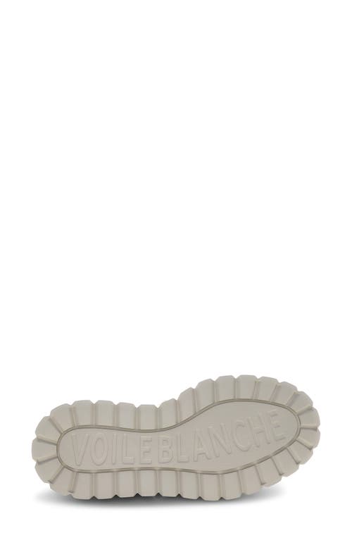 Voile Blanche Grenelle Genuine Shearling Platform Loafer In Gray