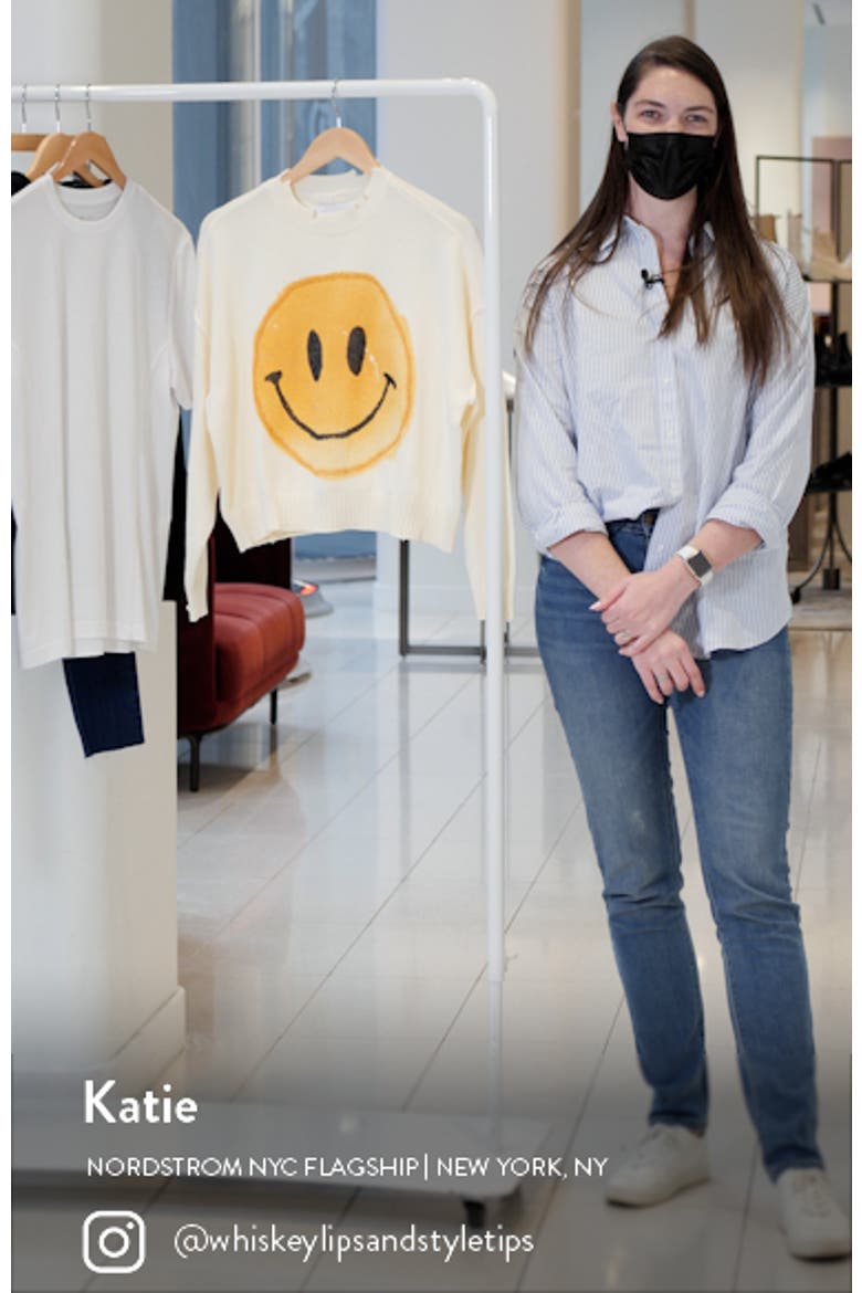 Eva Smiley Face Sweater video