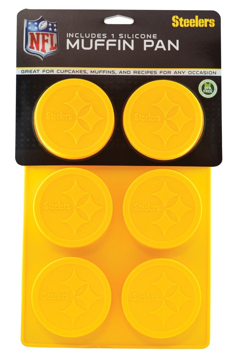 Pittsburgh Steelers Muffin Pan, Main, color, Multicolor