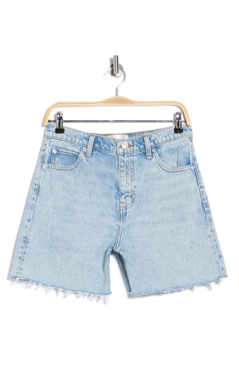 FRAME The Easy Fray Hem Denim Shorts, Main, color, Scene