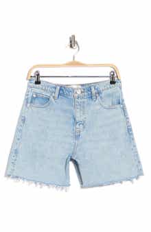 FRAME The Easy Fray Hem Denim Shorts
