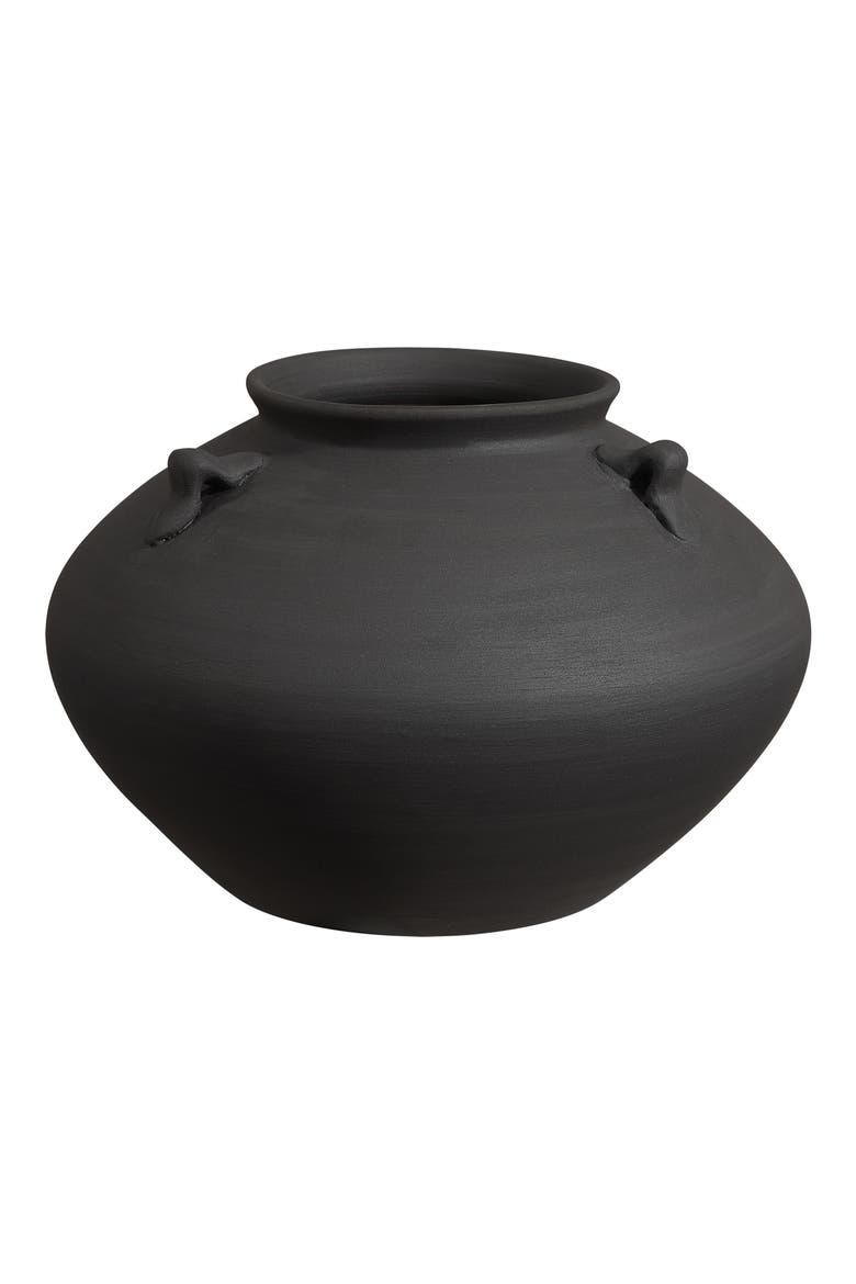 Terracotta Vase, Alternate, color, BLACK