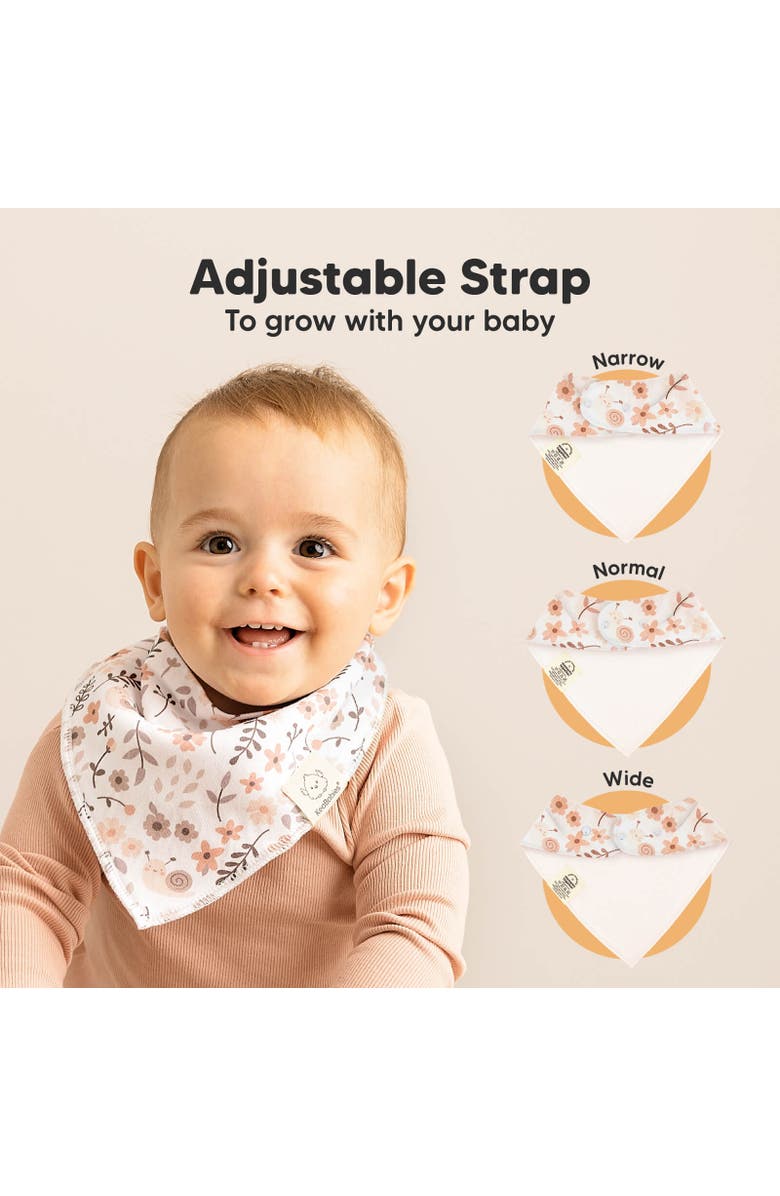 KeaBabies 8-Pack Organic Bandana Bibs, Alternate, color, Bloom