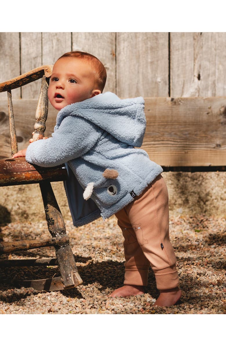 Deux par Deux Organic Cotton Evolutive Pants Dogs, Main, color, Beige