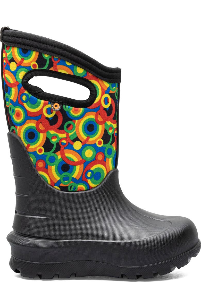 Bogs Kids' Neo-Classic Circle Geo Insulated Waterproof Winter Boot, Alternate, color,