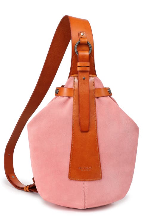 Daisy Leather Trim Sling Bag