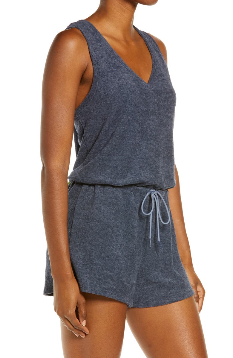 Alternative Women's V-Neck Terry Cloth Romper, Alternate, color,