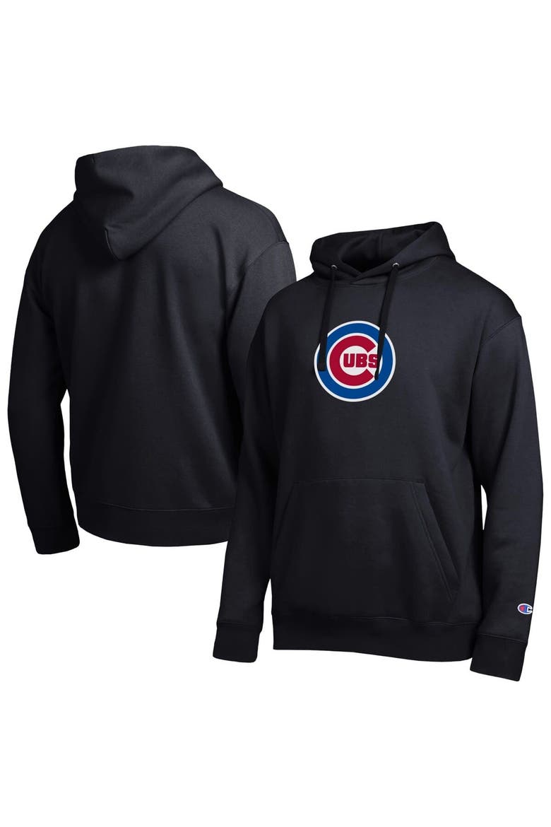 Men's Champion Black Chicago Cubs All Star Embroidered Logo Hoodie, Main, color, Black
