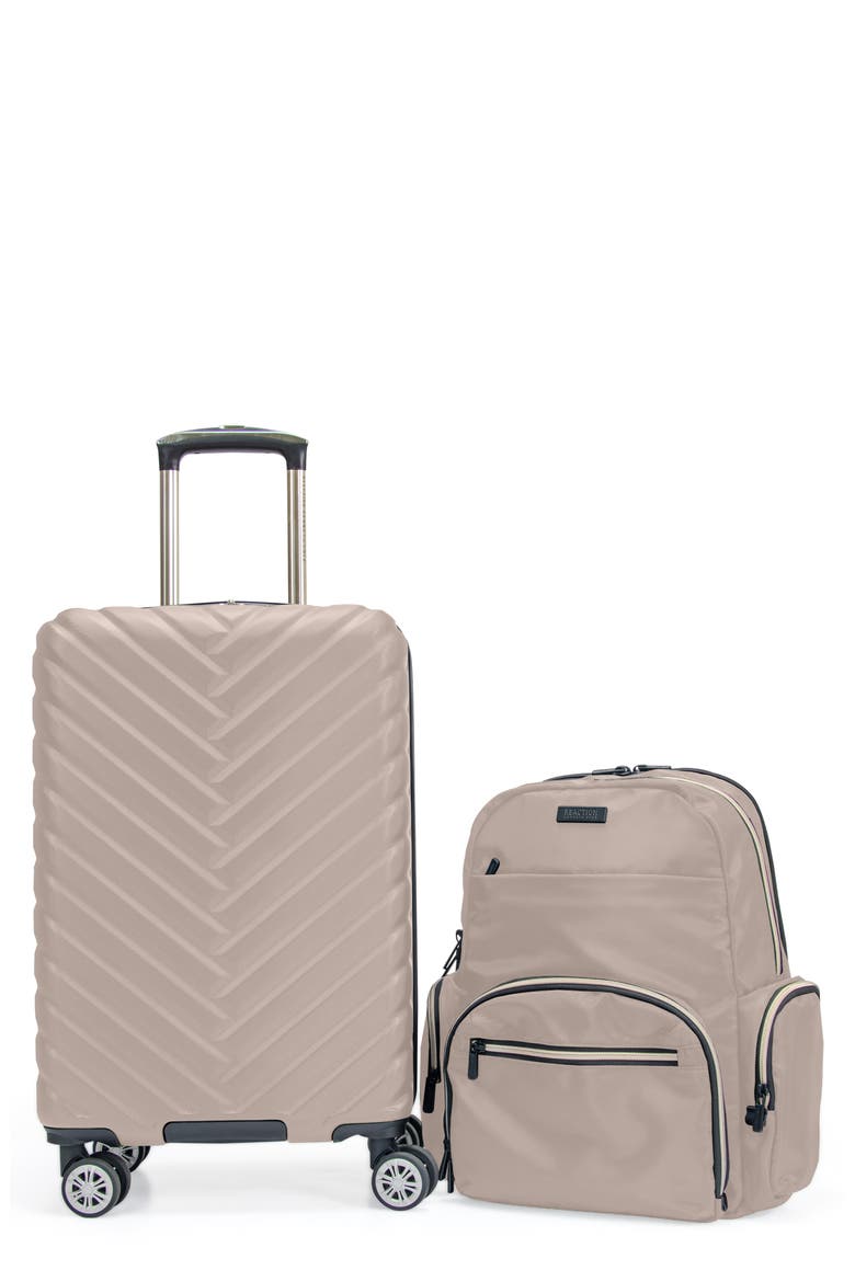 Madison Square 2-Piece Hardside Carry-On Luggage & Backpack Set, Main, color, TAUPE