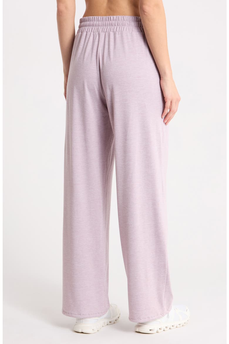 Aura Essential Drawstring Pants, Alternate, color, PURPLE FOG HEATHER