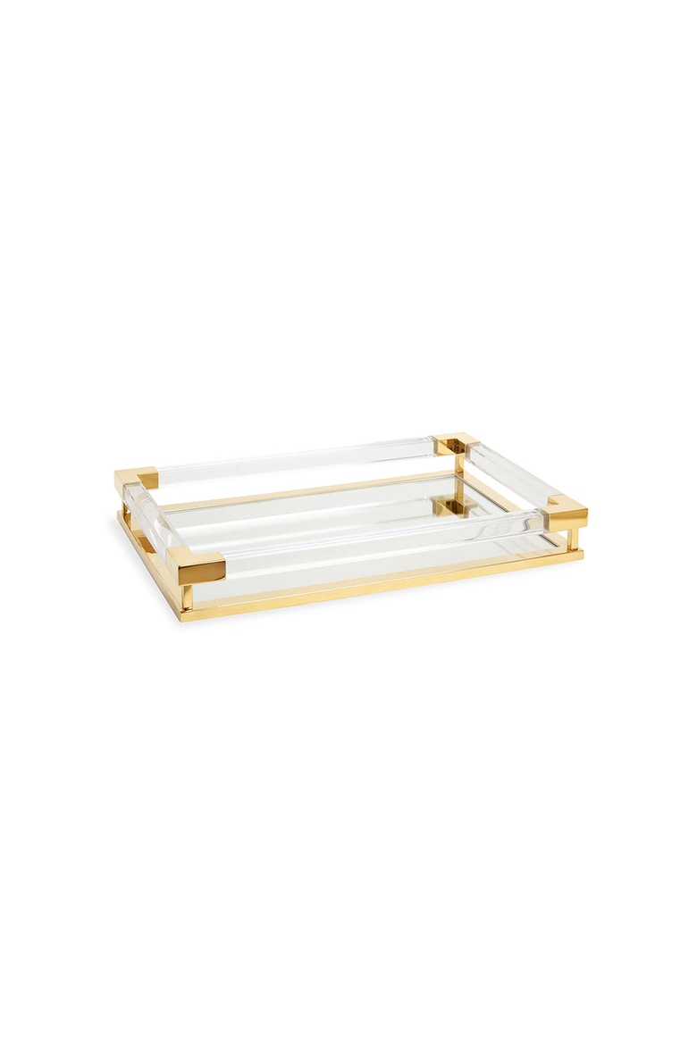 Jacques Tray, Main, color, Clear / Brass