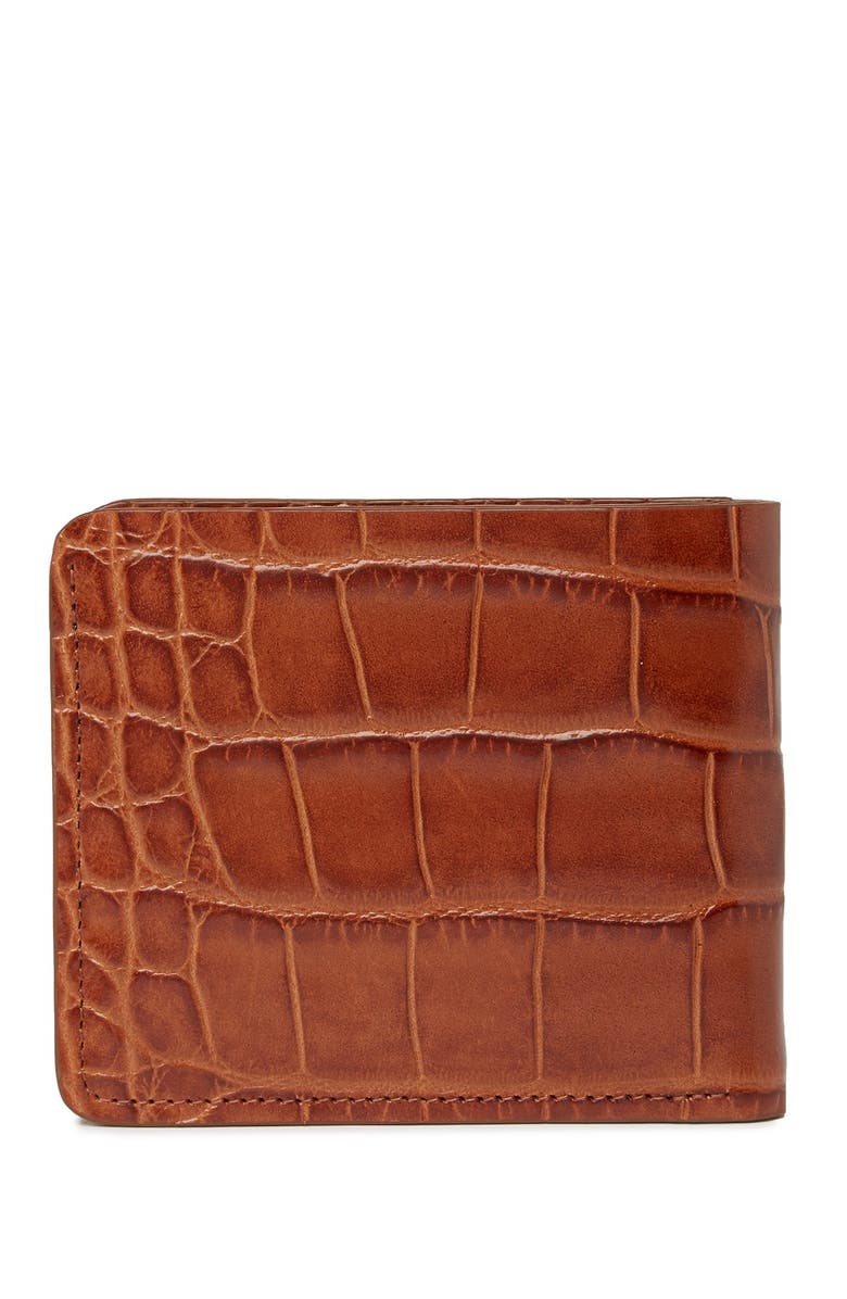 Trask 'Jackson' Slimfold Embossed Leather Wallet, Main, color,