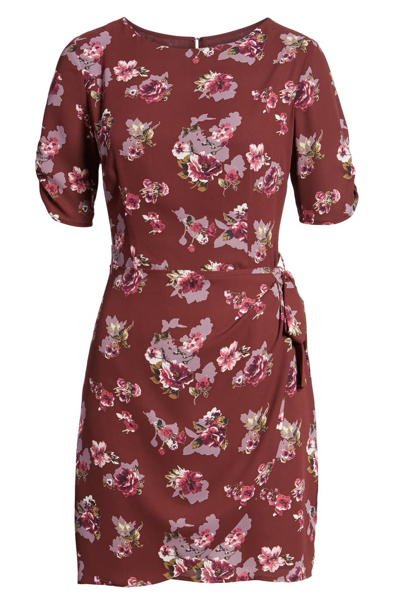 ASTR the Label Wrap Front Dress, Alternate, color, 