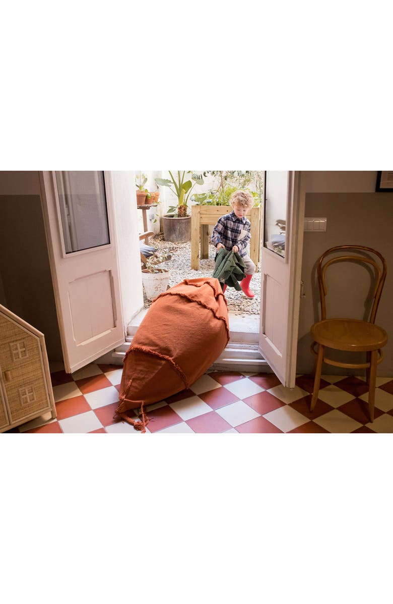 Lorena Canals Cathy the Carrot Bean Bag, Alternate, color, Dark Green Orange