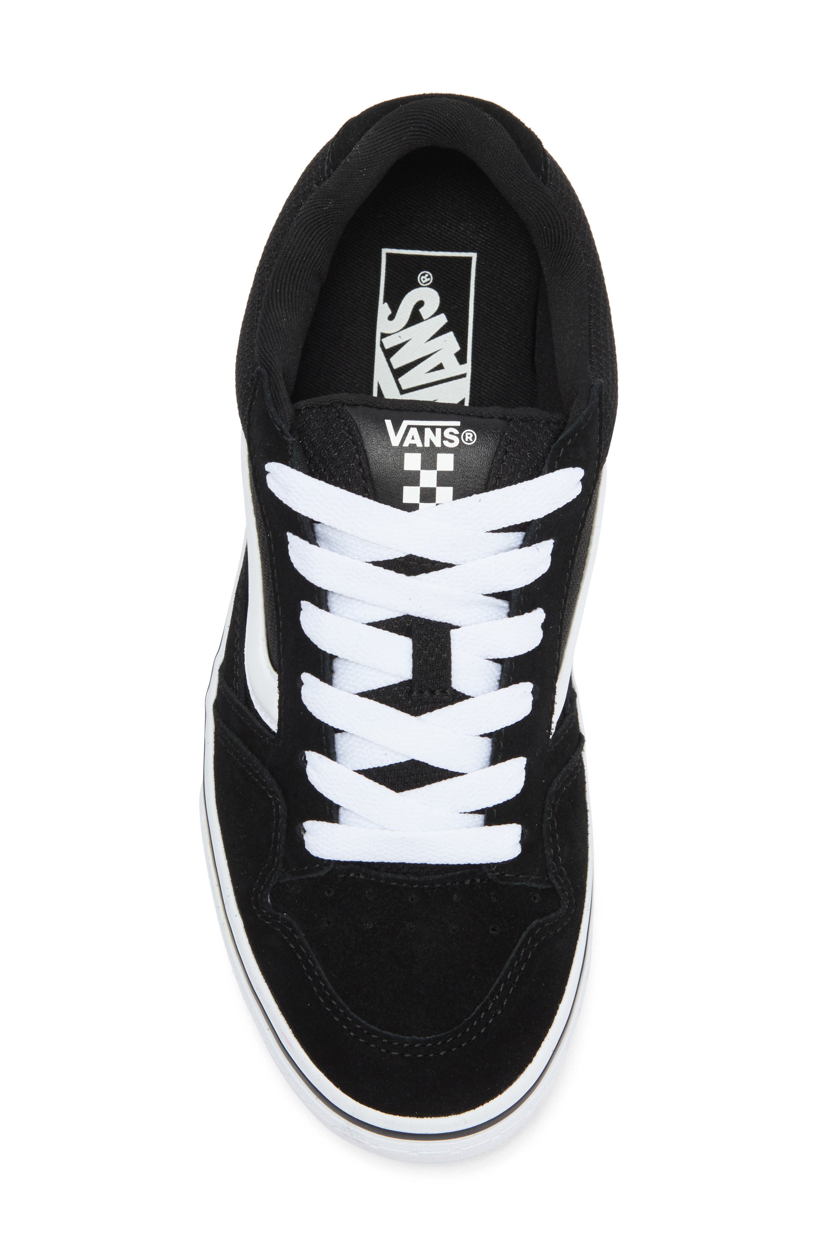Vans Caldrone Sneaker, Alternate, color, Black White