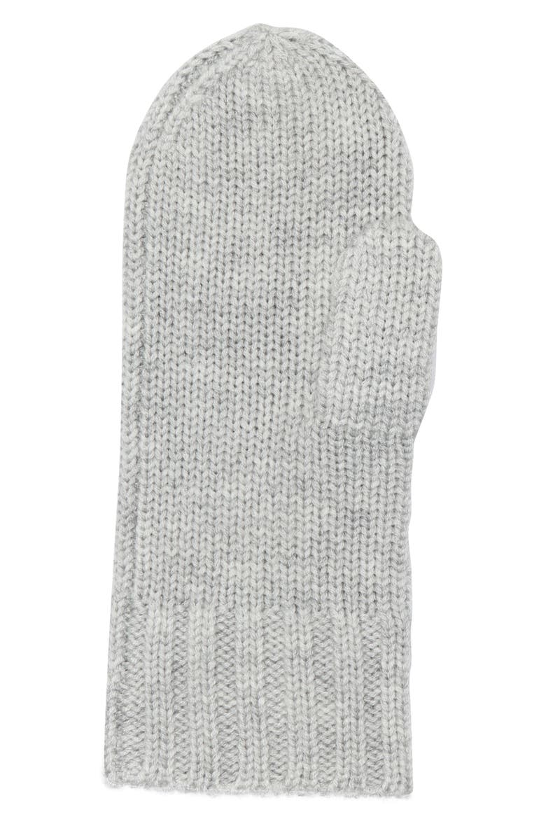 Kids' Wool Blend Knit Mittens, Main, color, GREY HEATHER
