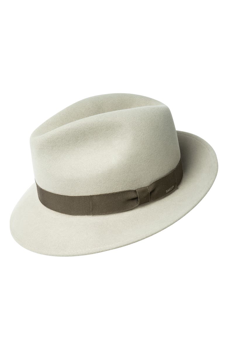 Bailey Winters Wool Felt Fedora, Main, color, Plaza Taupe
