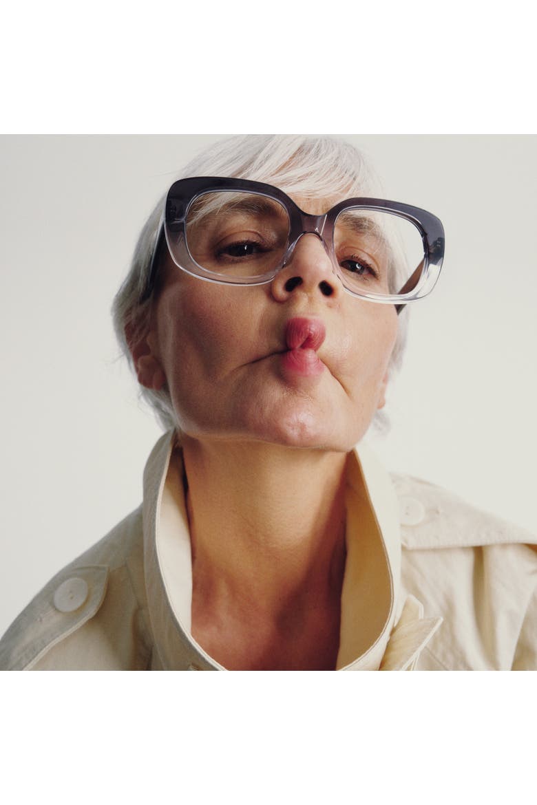 Celeste Reading Glasses, Alternate, color, Brown / Clear