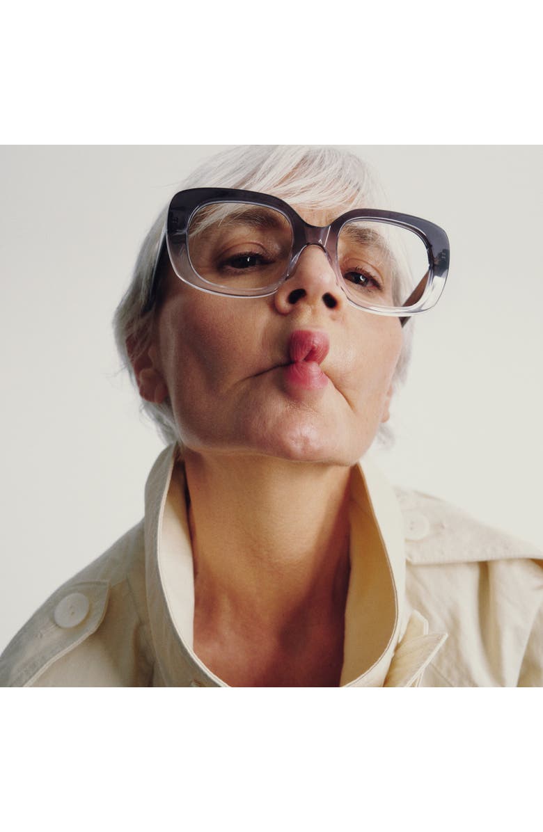 French Kiwis Eyewear Celeste Reading Glasses, Alternate, color, Brown / Clear