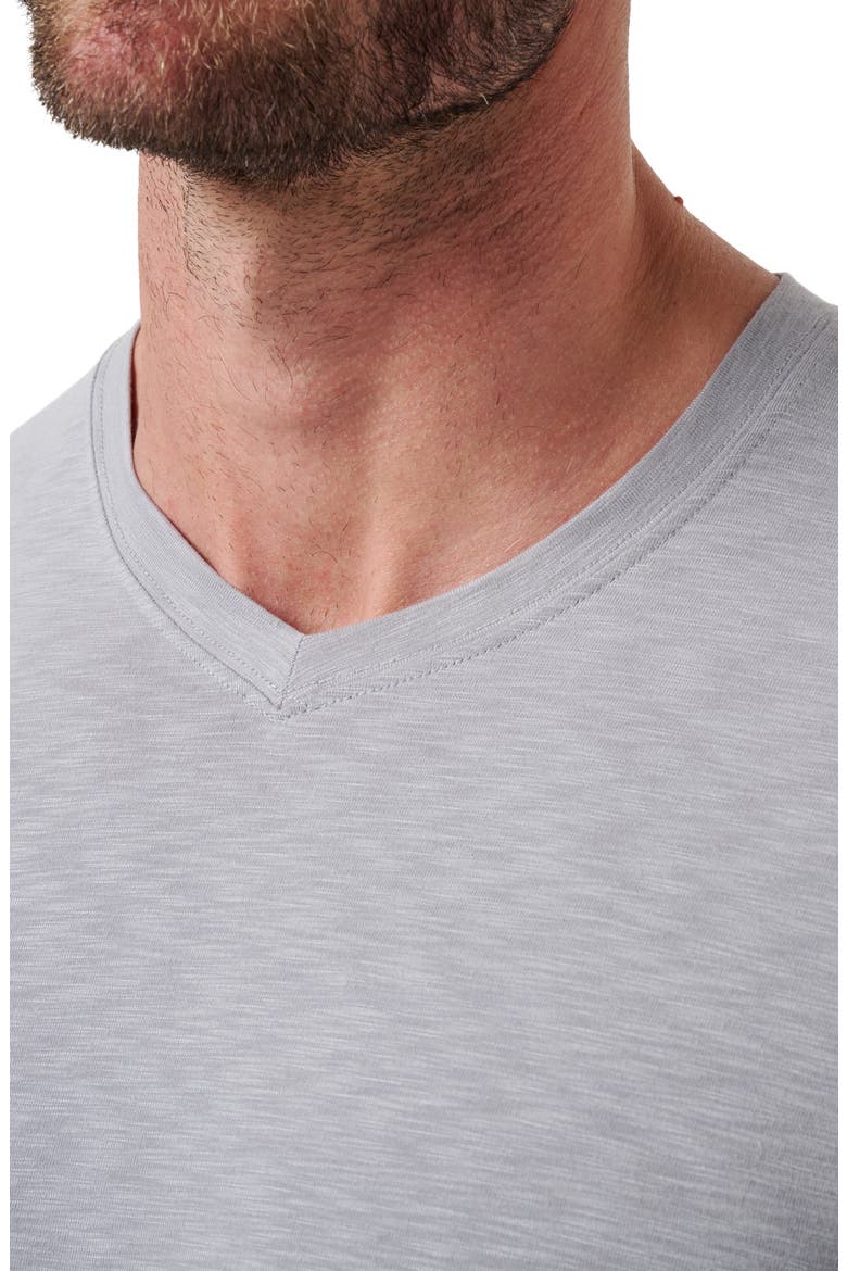 Cloud Trim Fit Slubbed T-Shirt, Alternate, color, SLEET