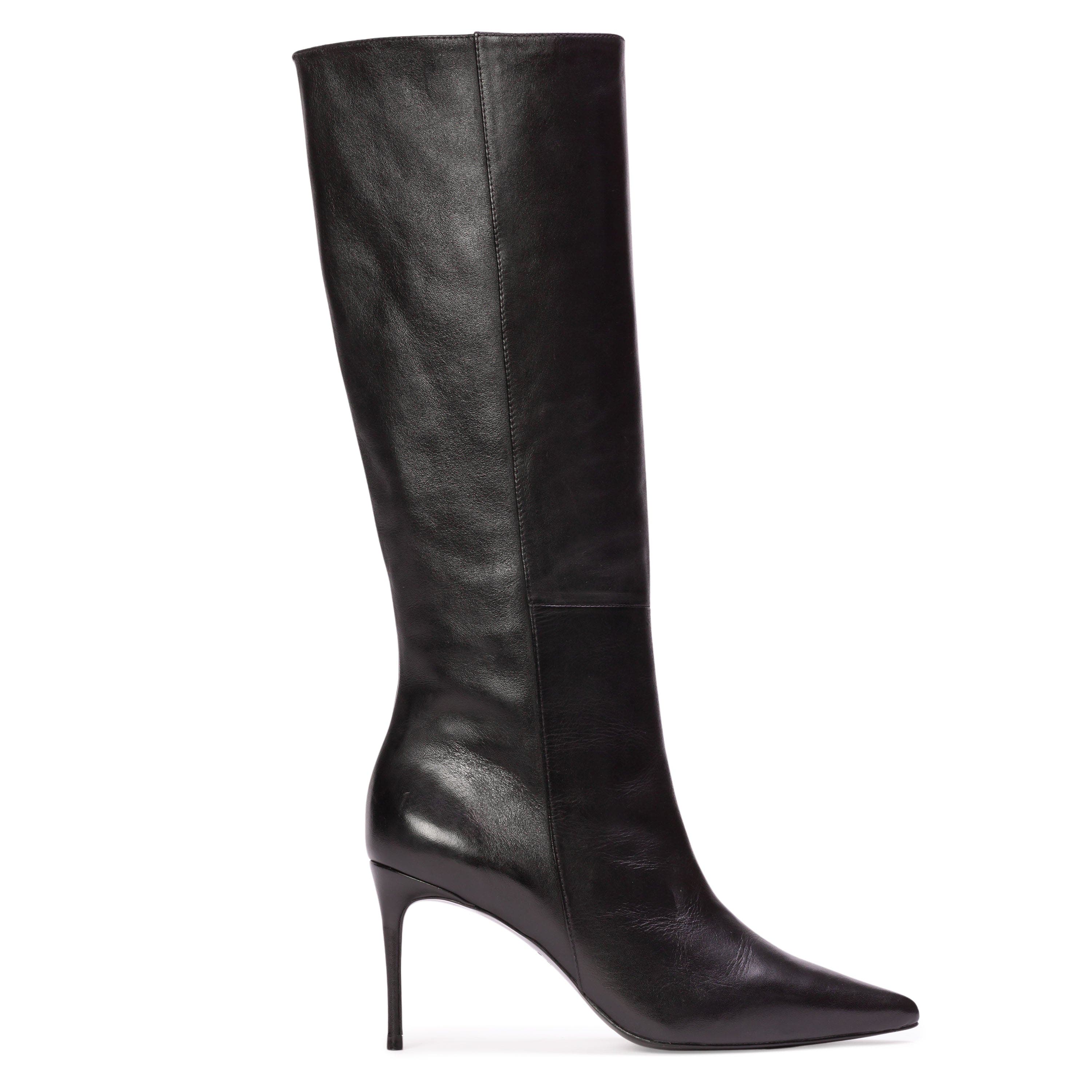 Kath 80 Boot, Main, color, Black Leather