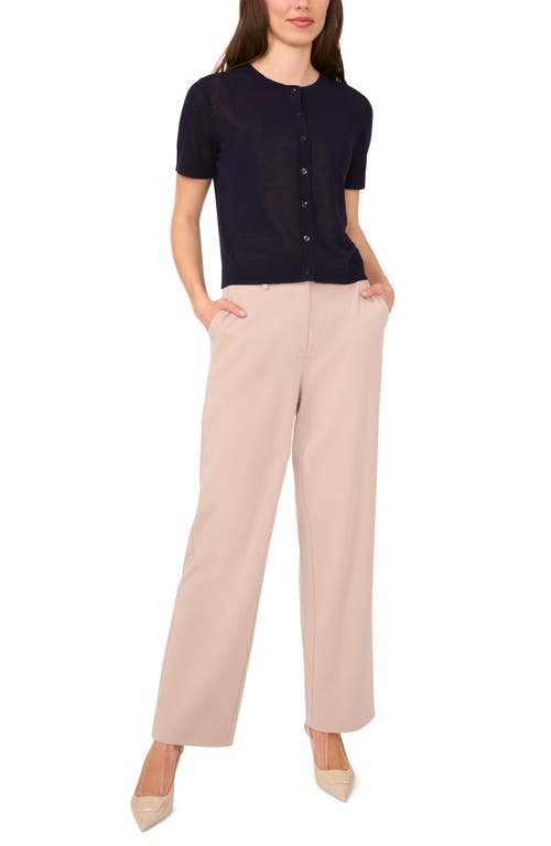 Halogenr Halogen(r) Short Sleeve Button-up Sweater