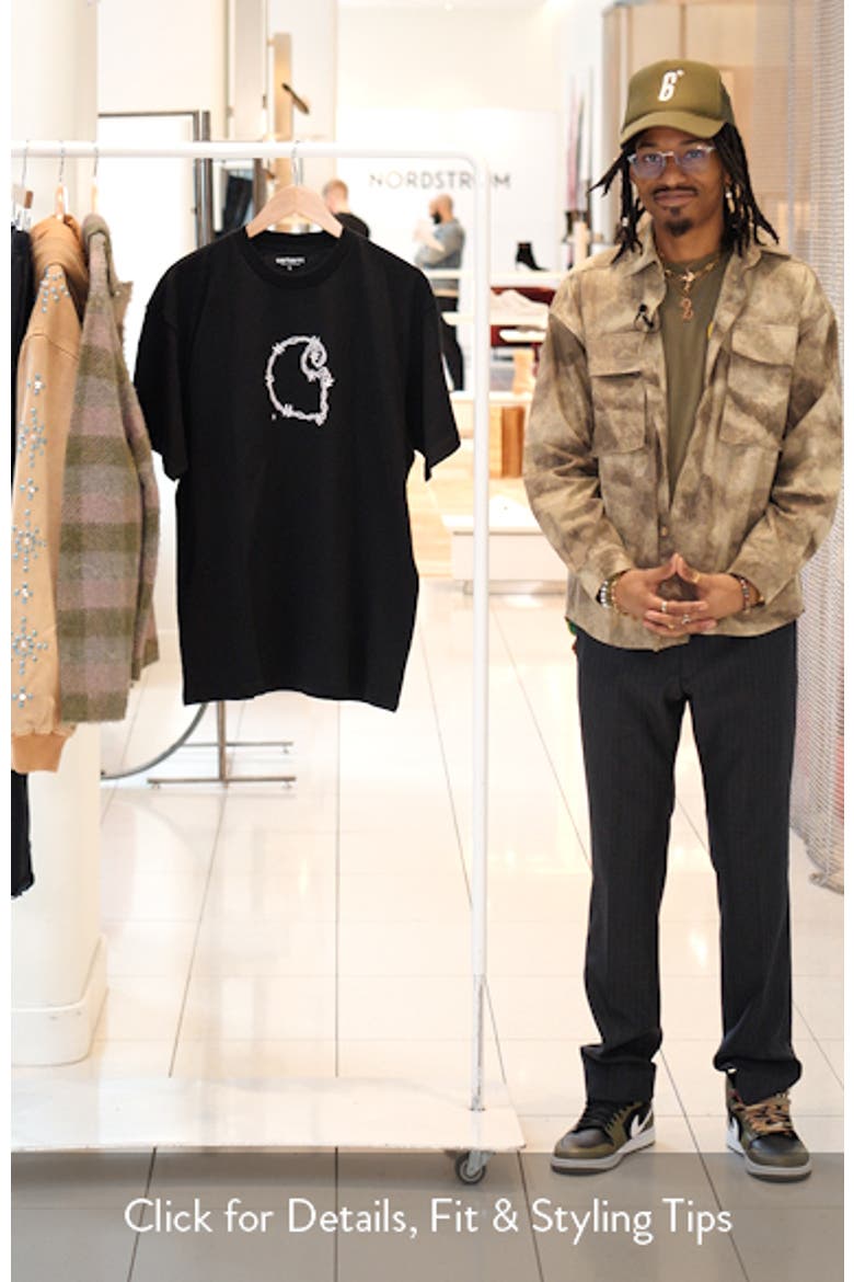 Barbwire Organic Cotton Graphic T-Shirt video