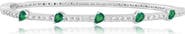 Sienna Vale Pear and Round Cubic Zirconia Bangle