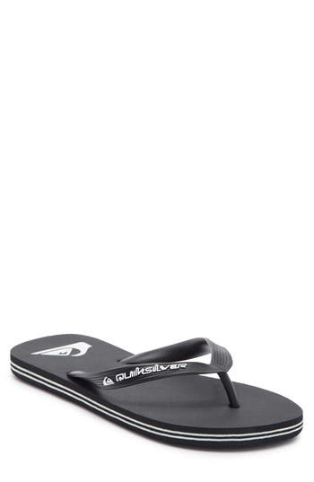 Quiksilver Molokai Core Flip Flop Sandal In Black