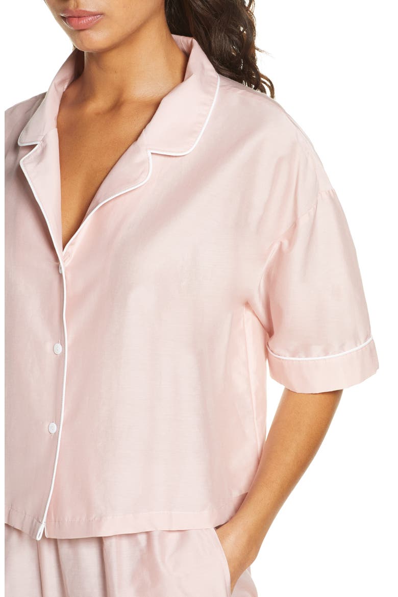 Mia Short Pajamas, Alternate, color, PINK/ WHITE