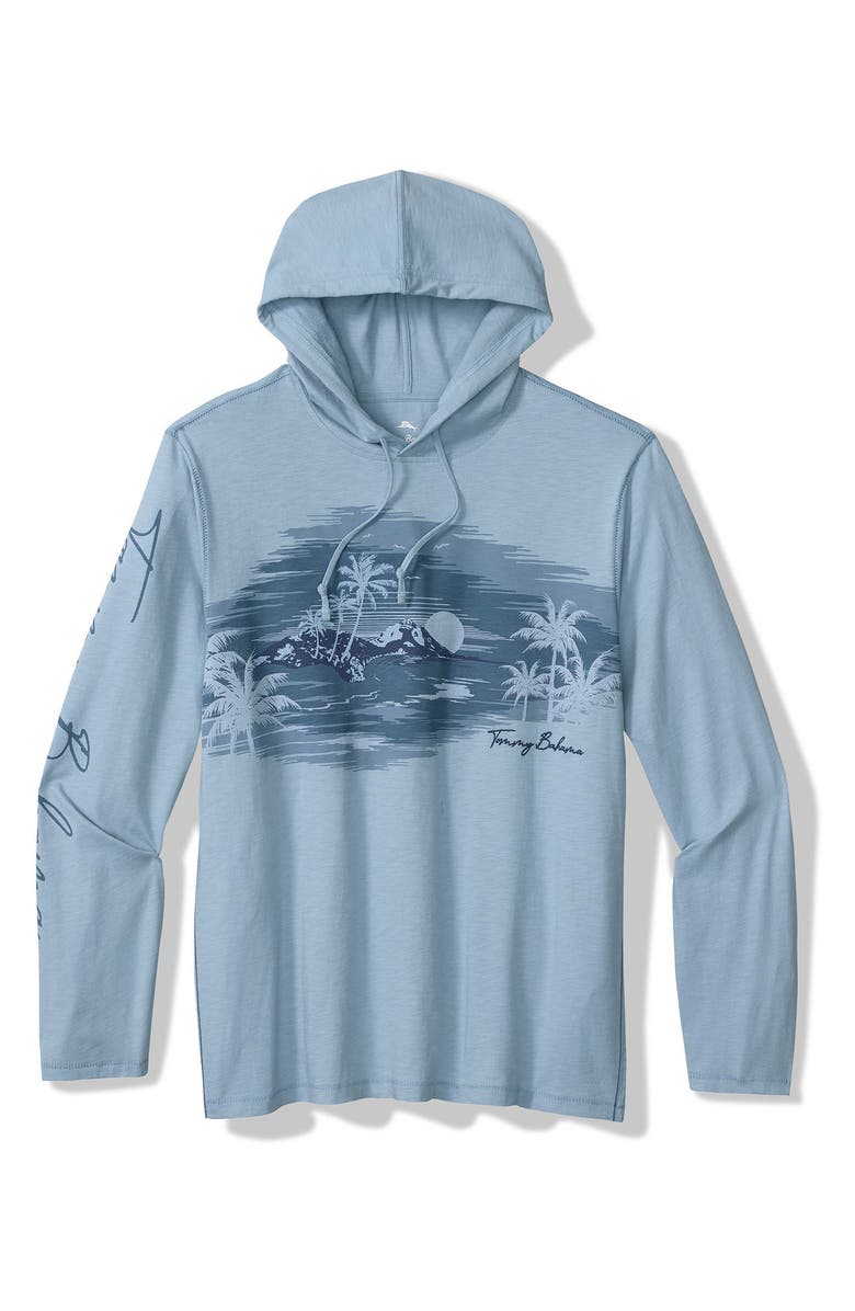 Tommy Bahama Azul Haze Lux Hoodie, Main, color, Silvery Blue