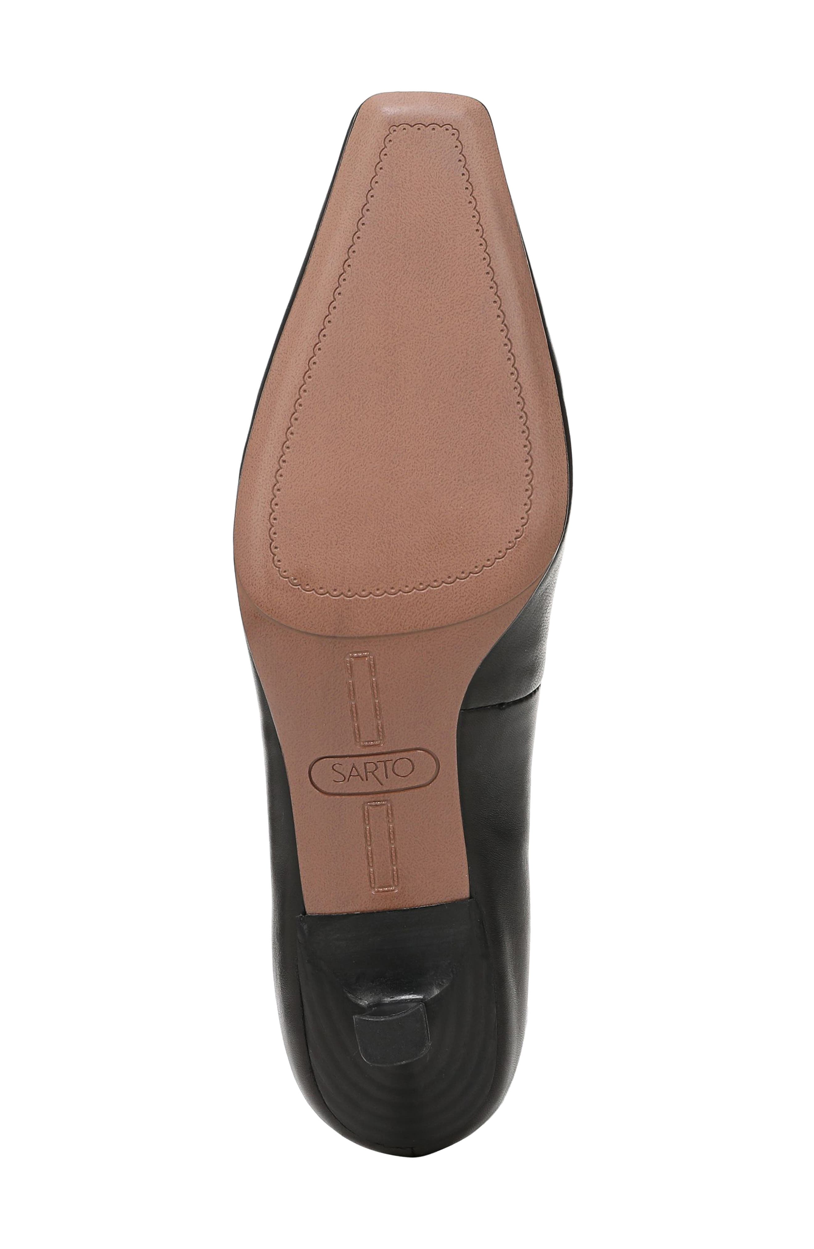 SARTO by Franco Sarto Ryan Square Toe Pump, Alternate, color, Black