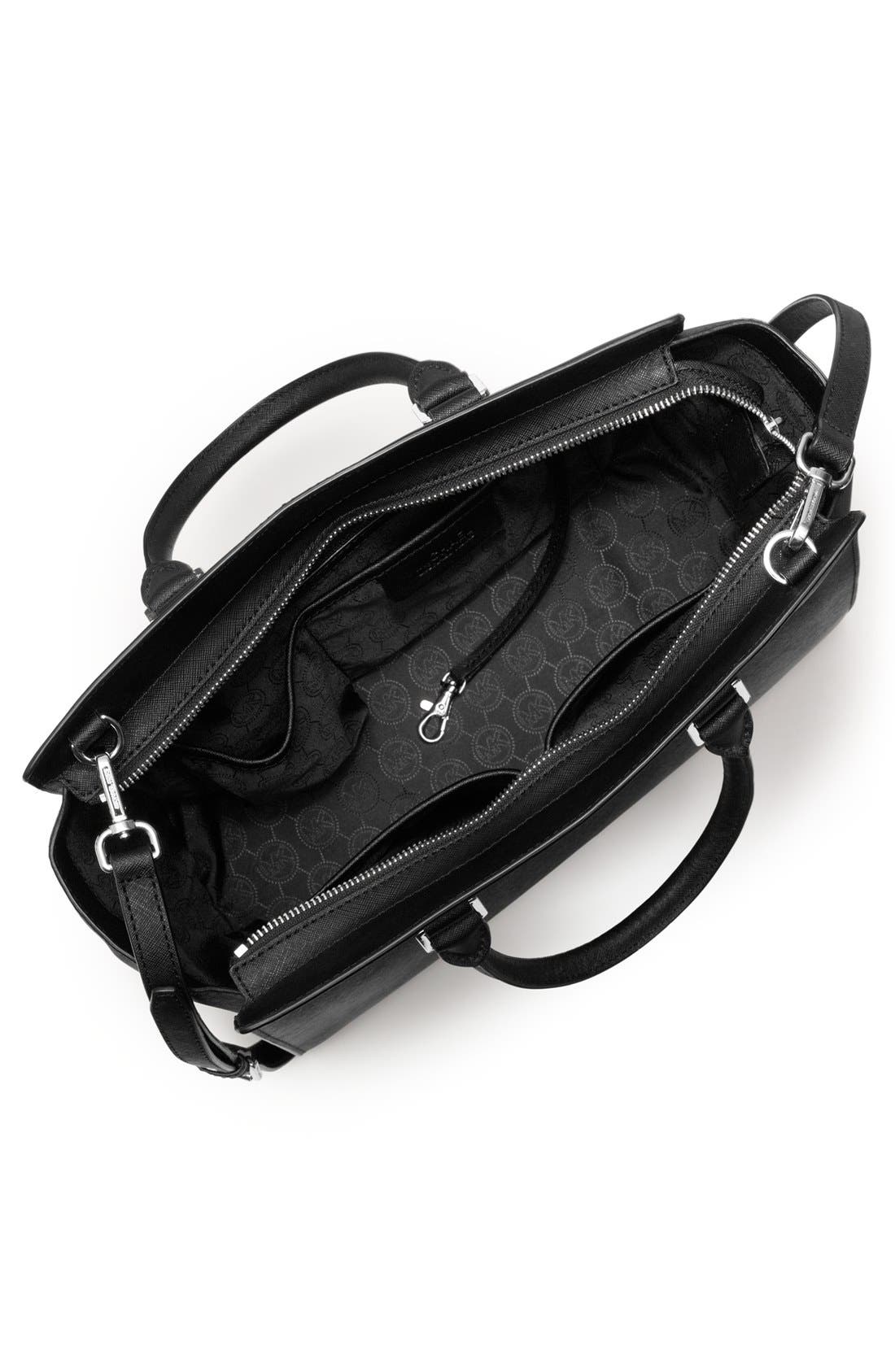 MICHAEL Michael Kors 'Large Selma' Zip-Top Satchel, Alternate, color, 