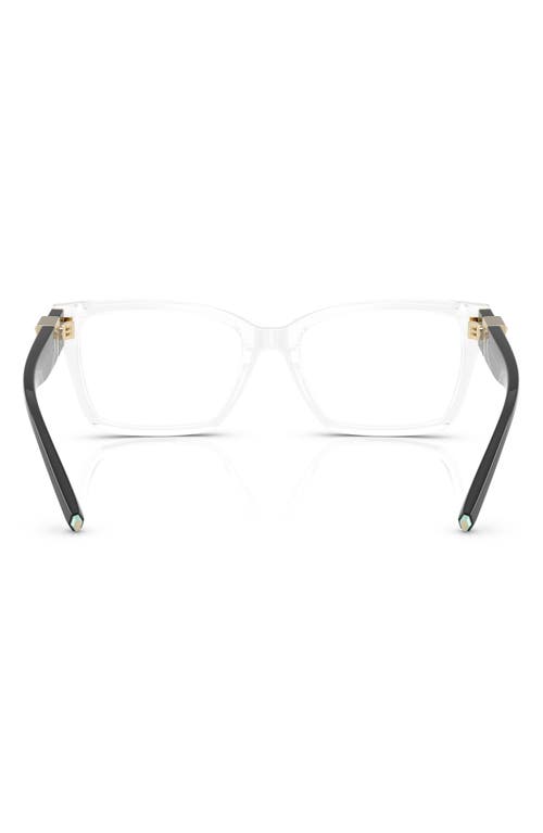 Tiffany & Co . 52mm Square Optical Glasses In White