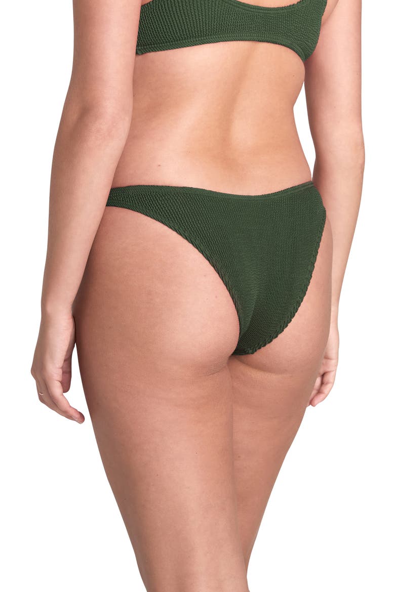 The Scene Rib Bikini Bottoms, Alternate, color, KHAKI