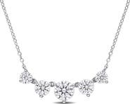 Julianna B. Moissanite 5-Stones Necklace