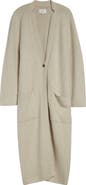 LOULOU DE SAISON Smet Mercerized Wool & Yak Hair Blend Maxi Cardigan