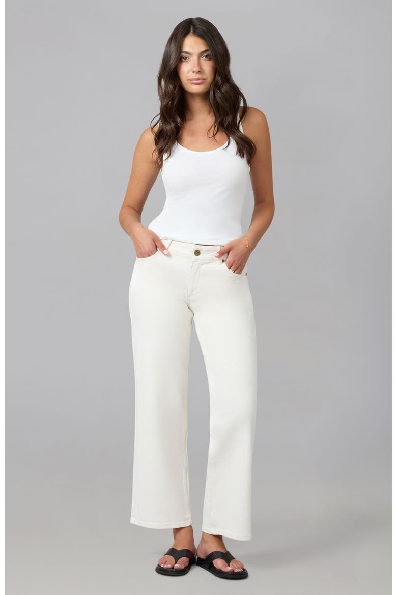 Miro Mid Rise Comfort Straight Jeans, Alternate, color, RAW