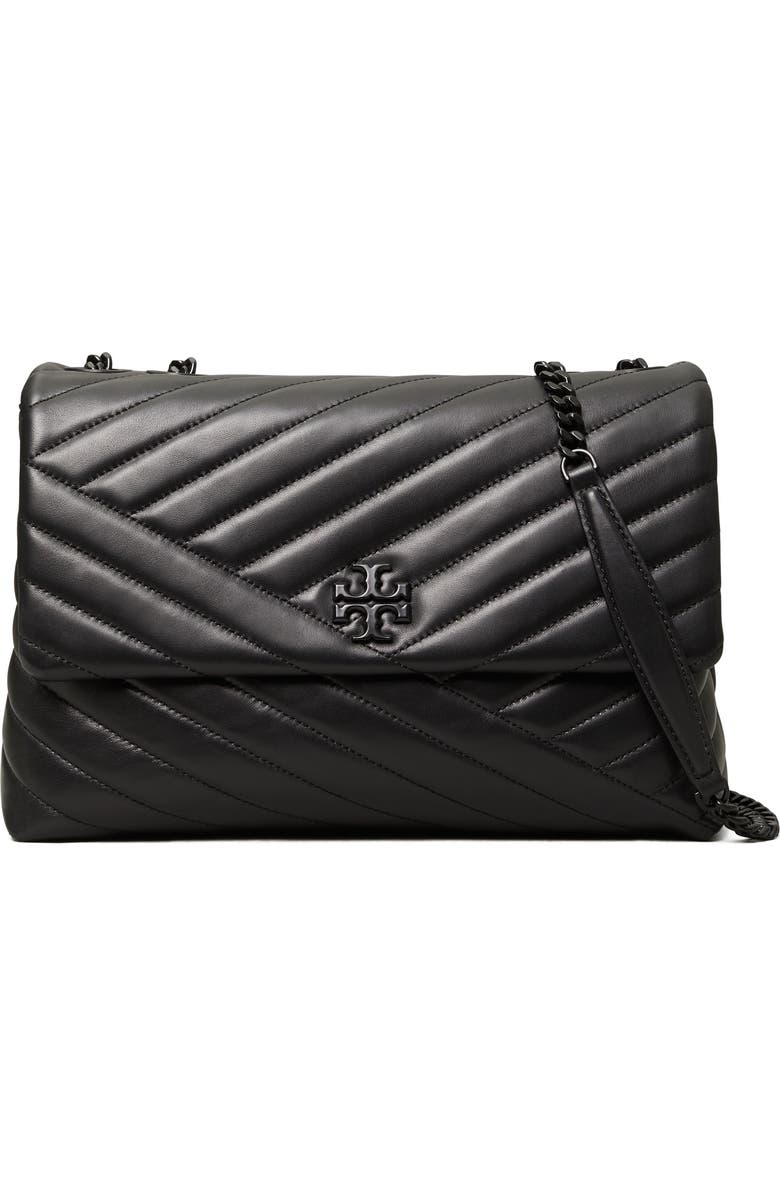 Tory Burch Kira Chevron Quilted Convertible Leather Crossbody Bag, Main, color,