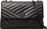 Tory Burch Kira Chevron Quilted Convertible Leather Crossbody Bag
