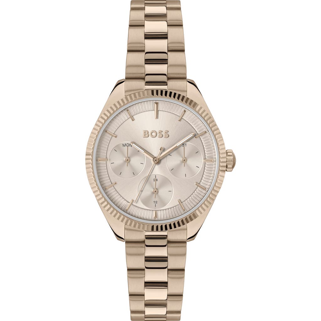 Hugo Boss Boss Sage Sport Bracelet Watch, 34mm In Gold