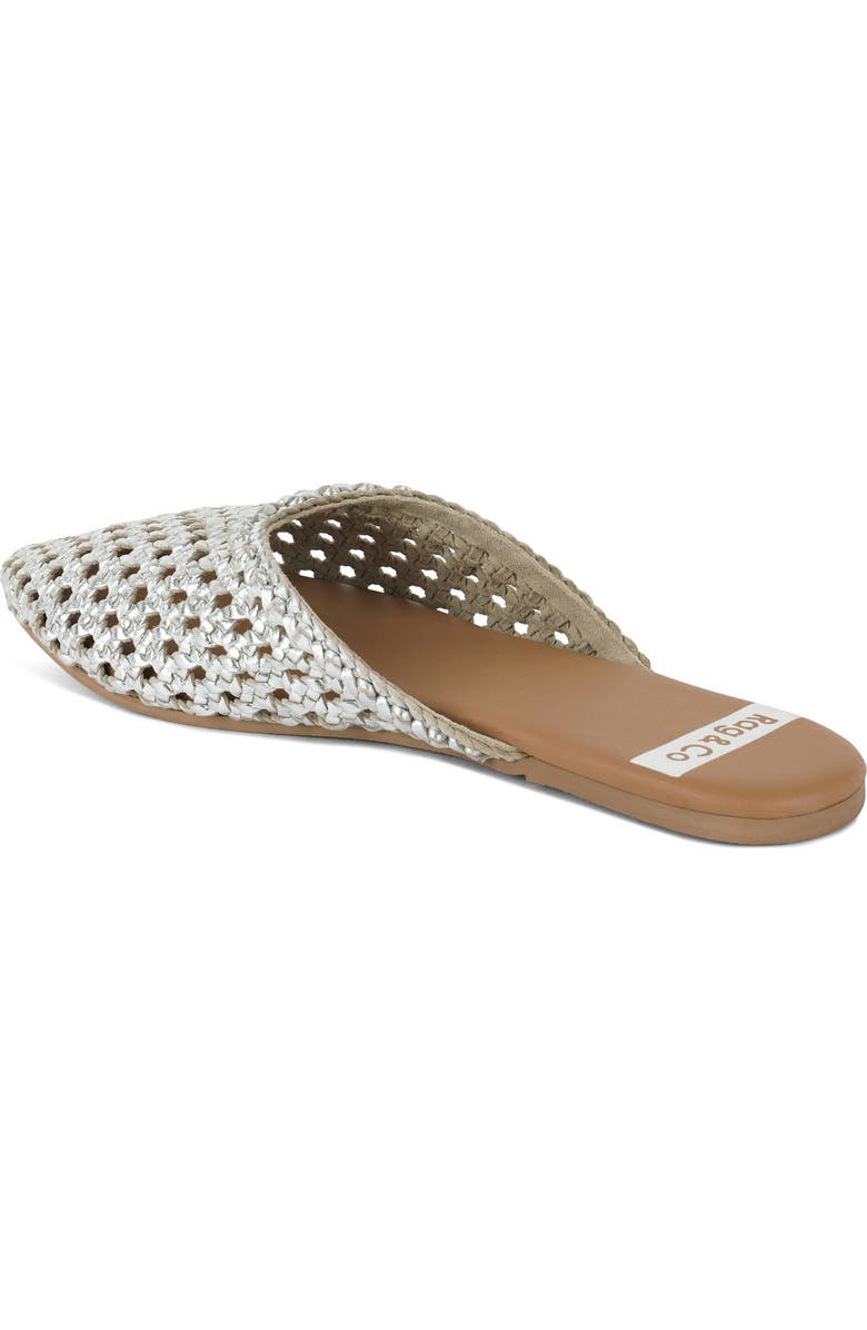 Rag & Co Wendigo Woven Mule, Alternate, color, Silver