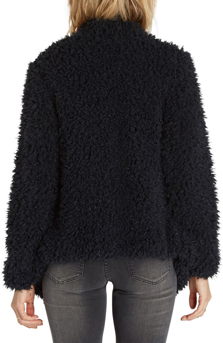 Billabong Do It Fur Love Faux Fur Jacket, Alternate, color, 