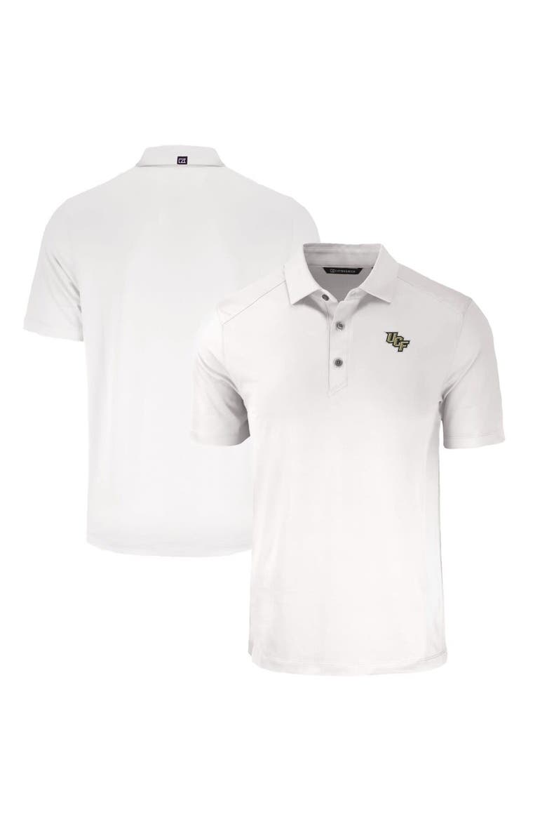 Men's Cutter & Buck White UCF Knights Big & Tall Forge Eco Stretch Recycled Polo, Main, color, White